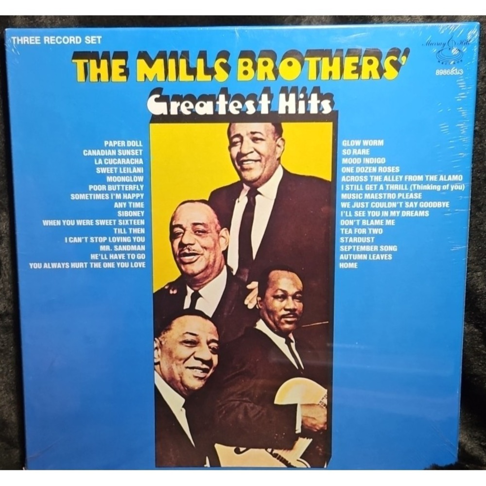 The Mills Brothers Greatest Hits Three record set Never been opened!!